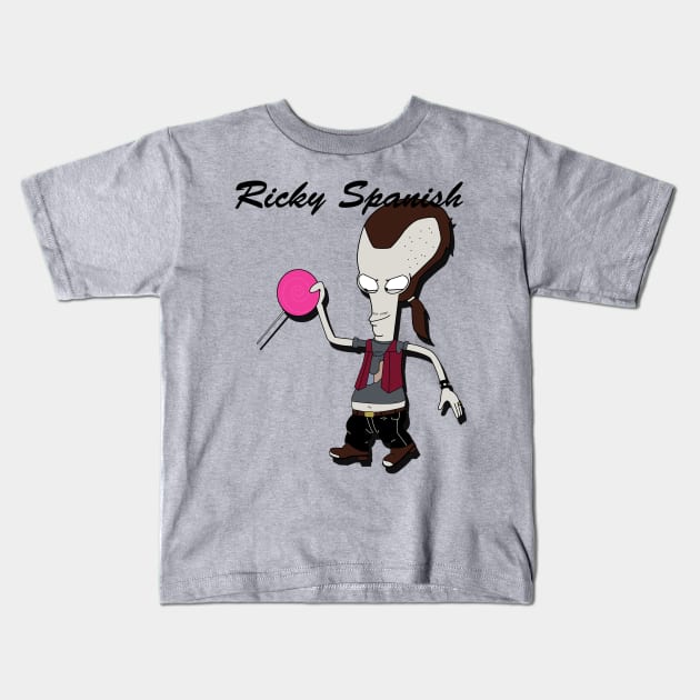 Ricky Spanish Kids T-Shirt by Galumpafoot